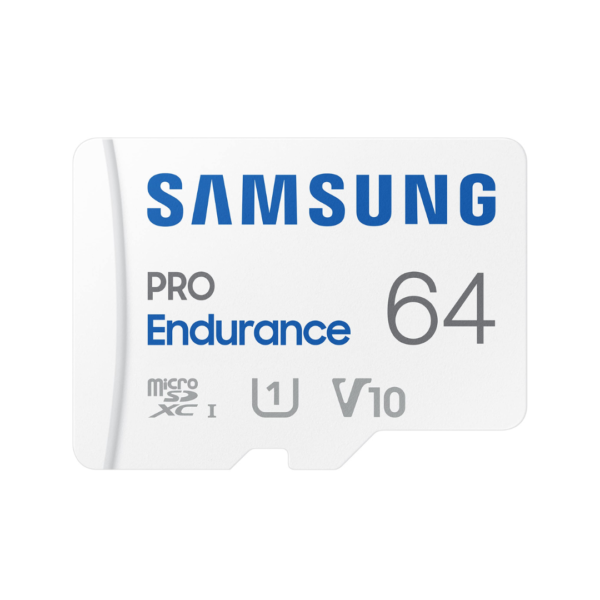 Memoria Microsd 64GB Samsung Pro endurance para cámaras