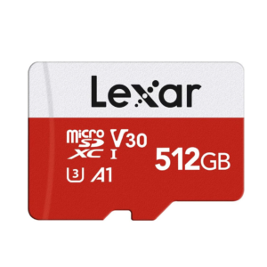 Memoria Microsd 512GB lexar V30 u3 alta capacidad