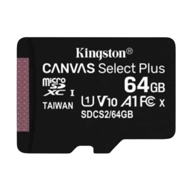 Memoria Microsd 64GB Kingston Original canvas select clase 10