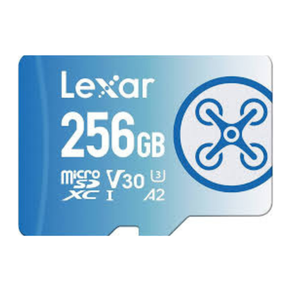 Memoria Microsd Lexar fly 256GB v30 A2 u3 para drones