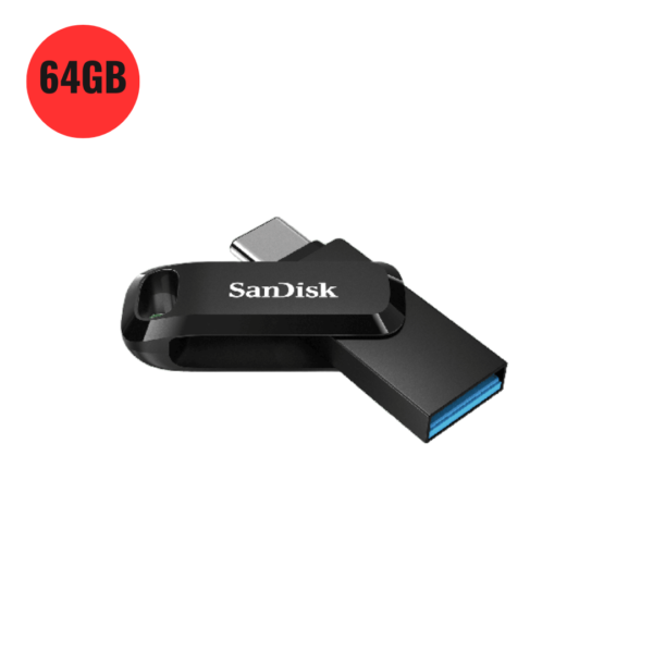 Memoria Usb 64GB Sandisk Modelo Dual Drive Go Tipo A y Tipo C